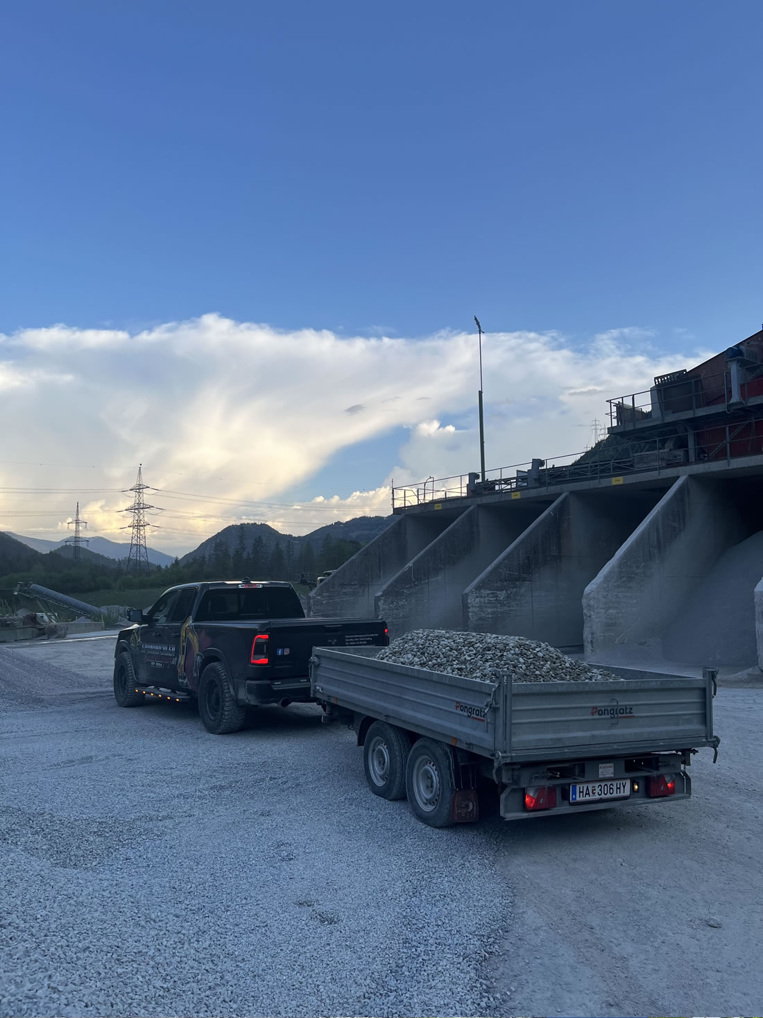 Verkauf und Lieferung von Schotter aller Art